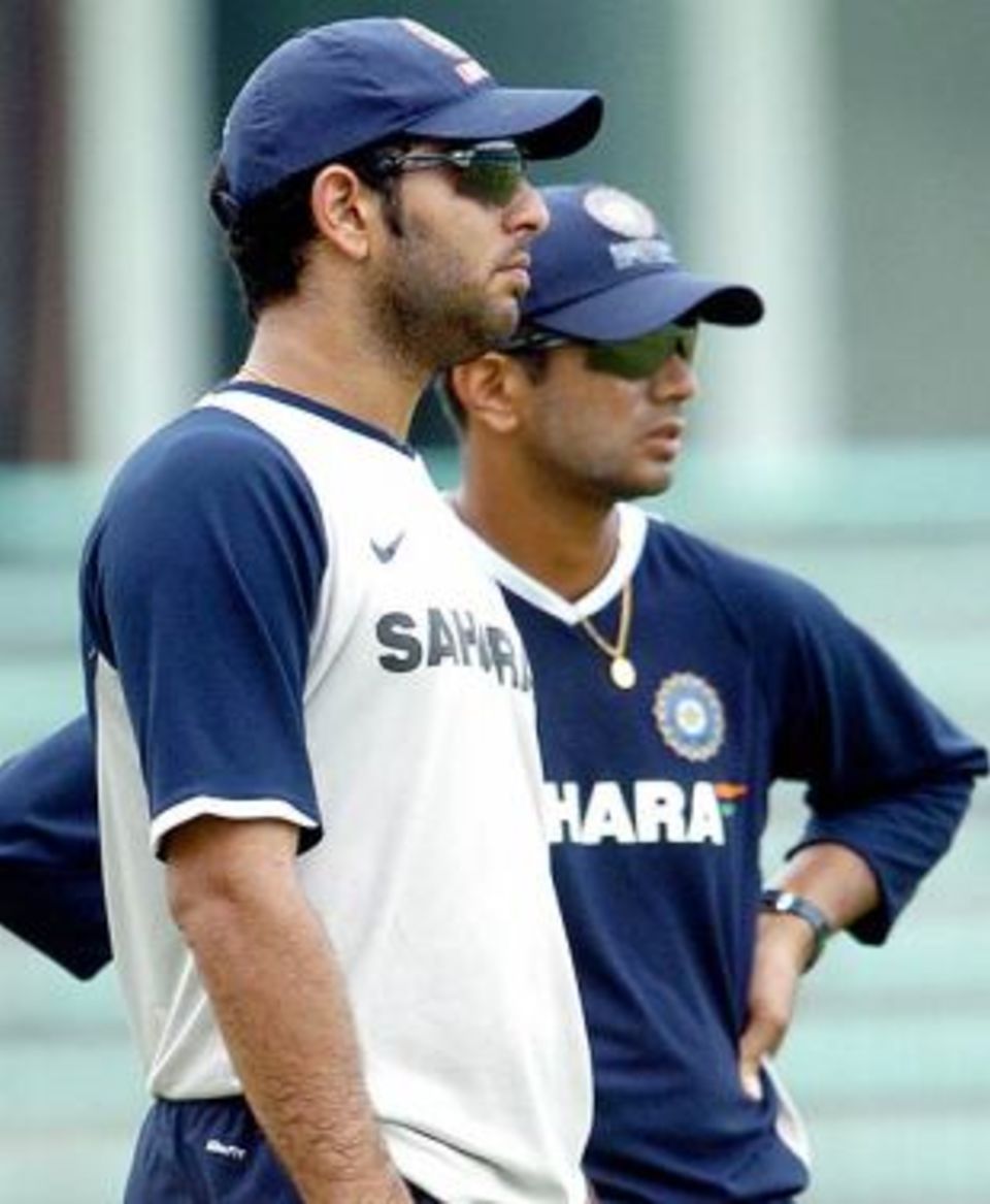 Yuvraj Singh and Rahul Dravid's record in tournament finals pales in comparison to their overall averages