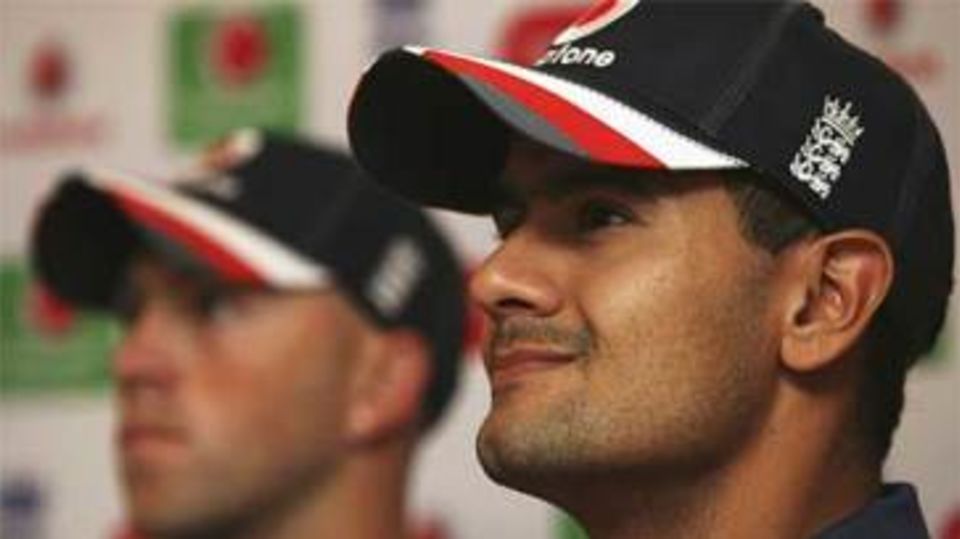 Owais Shah and Matt Prior face the media