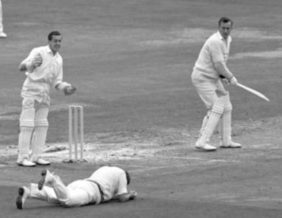 Back where it all began: Ted Dexter is caught in the 1963 Gillette Cup final