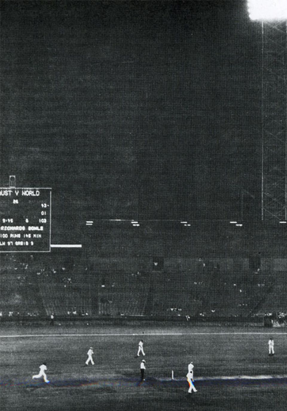 The first day-night match took place at Waverley Park in 1978