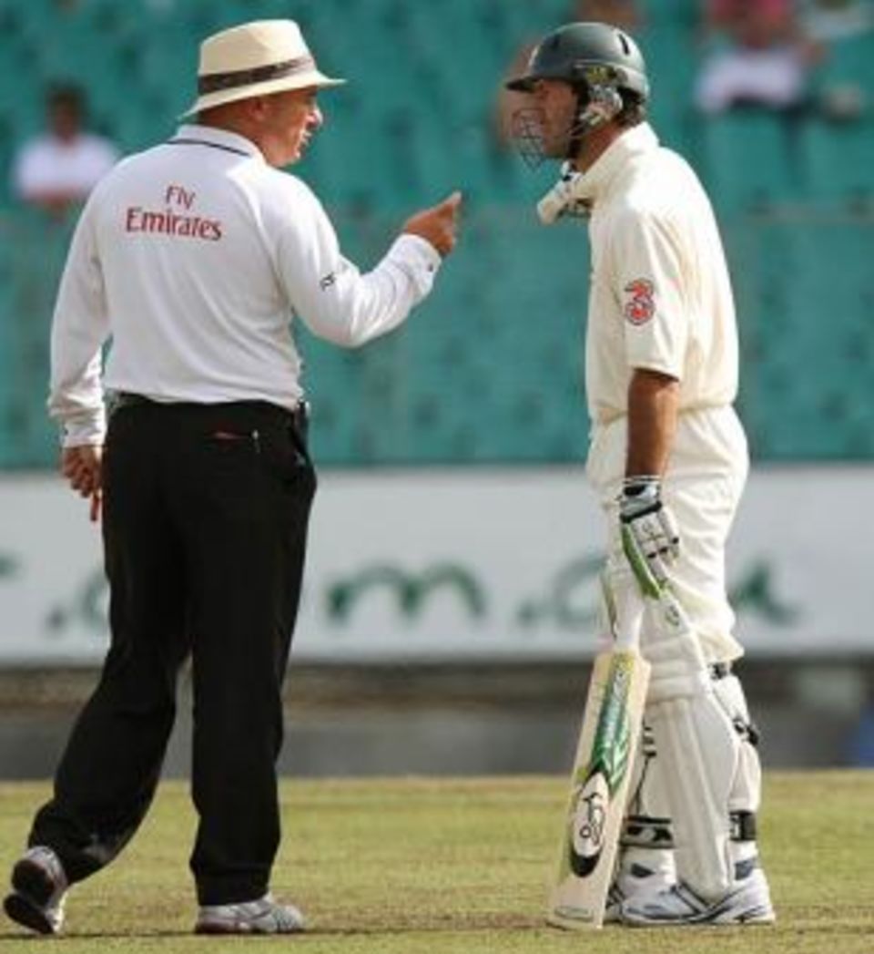 Mark Benson walked out of the Adelaide Test after one day