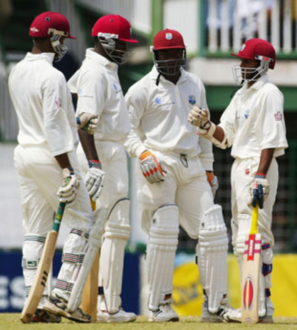 Marlon Samuels, Wavell Hinds, Ridley Jacobs and Shivnarine Chanderpaul do their bit to fuel confusion in 2003