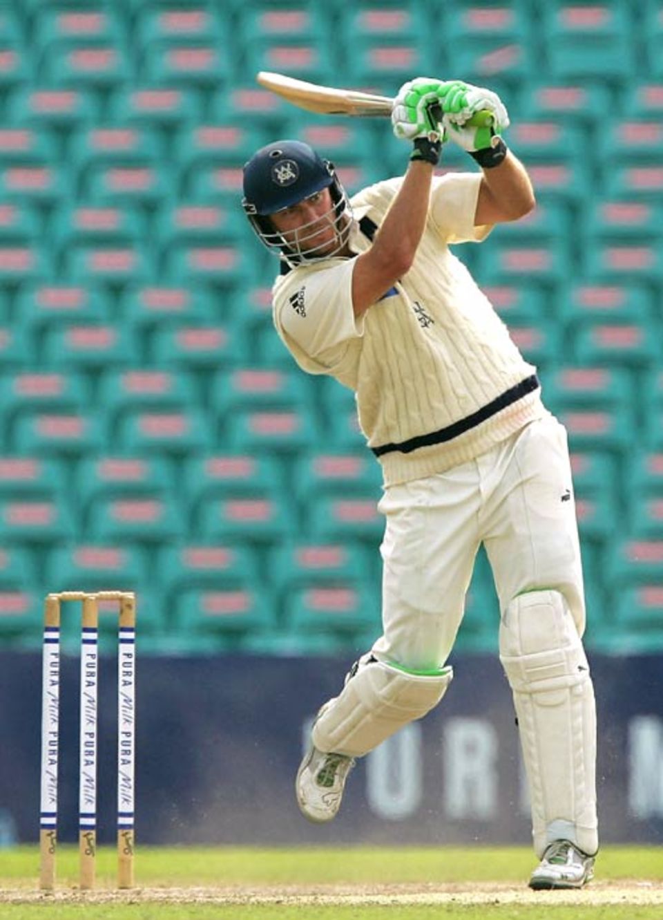 Nick Jewell drives on his way to 99