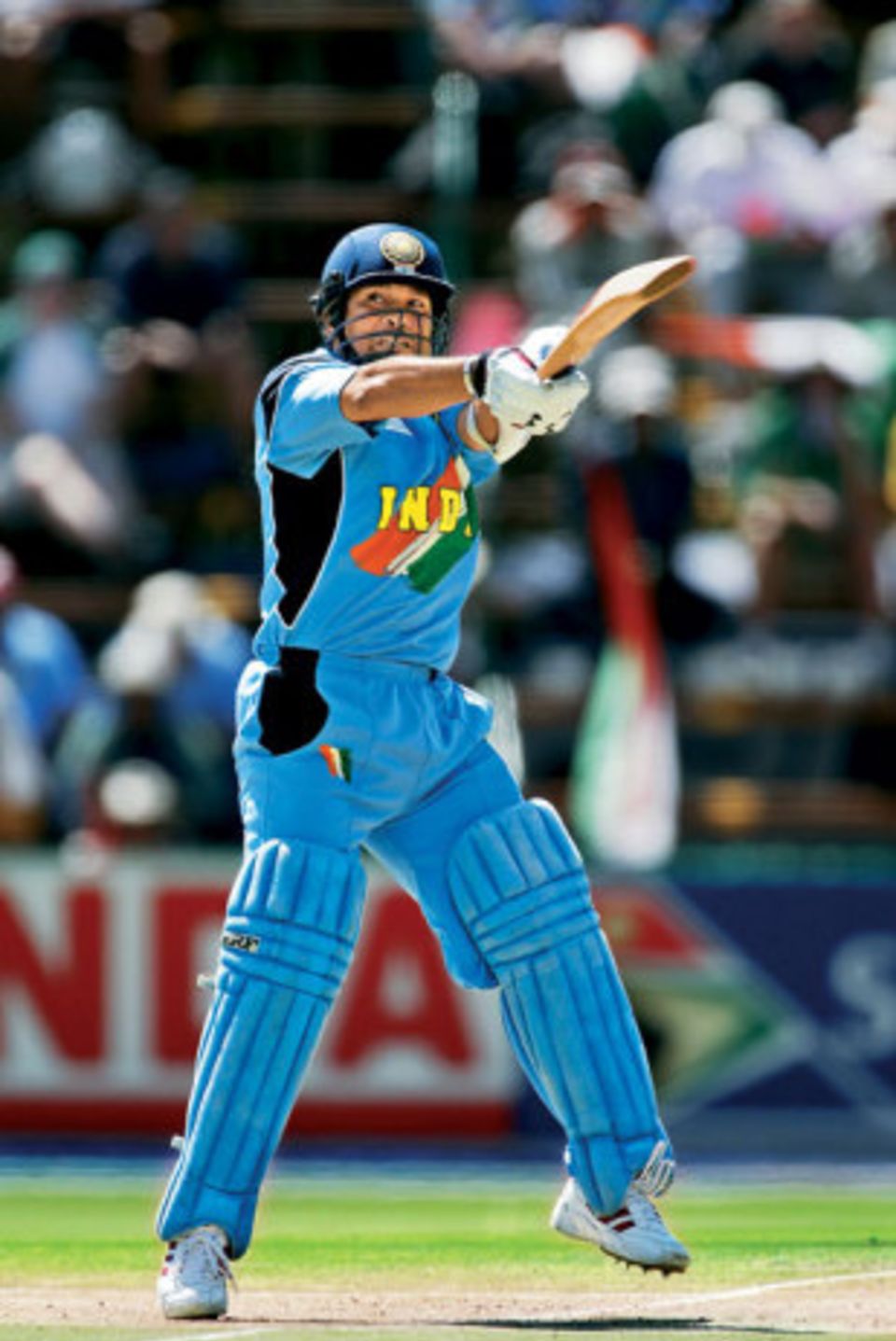Sachin Tendulkar upper-cuts Shoaib Akhtar during his Centurion classic