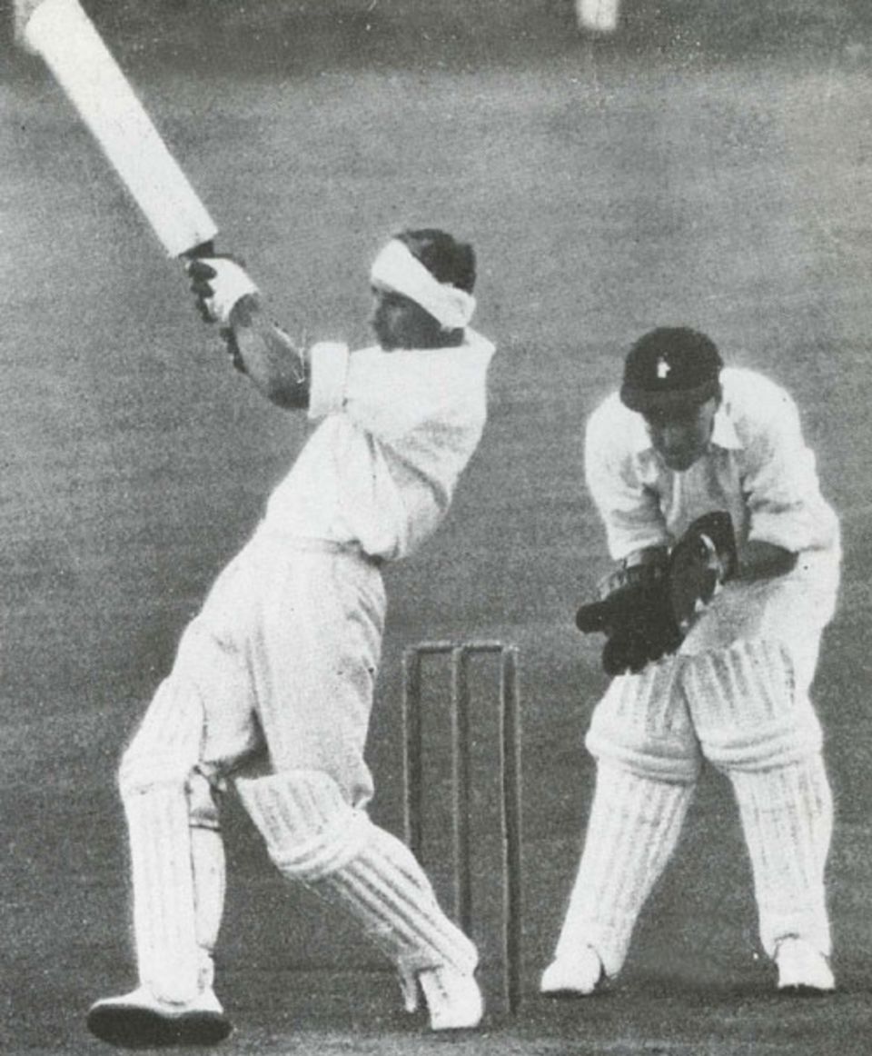 They hit him, then he hit them: Bert Sutcliffe battles on against South Africa in 1953