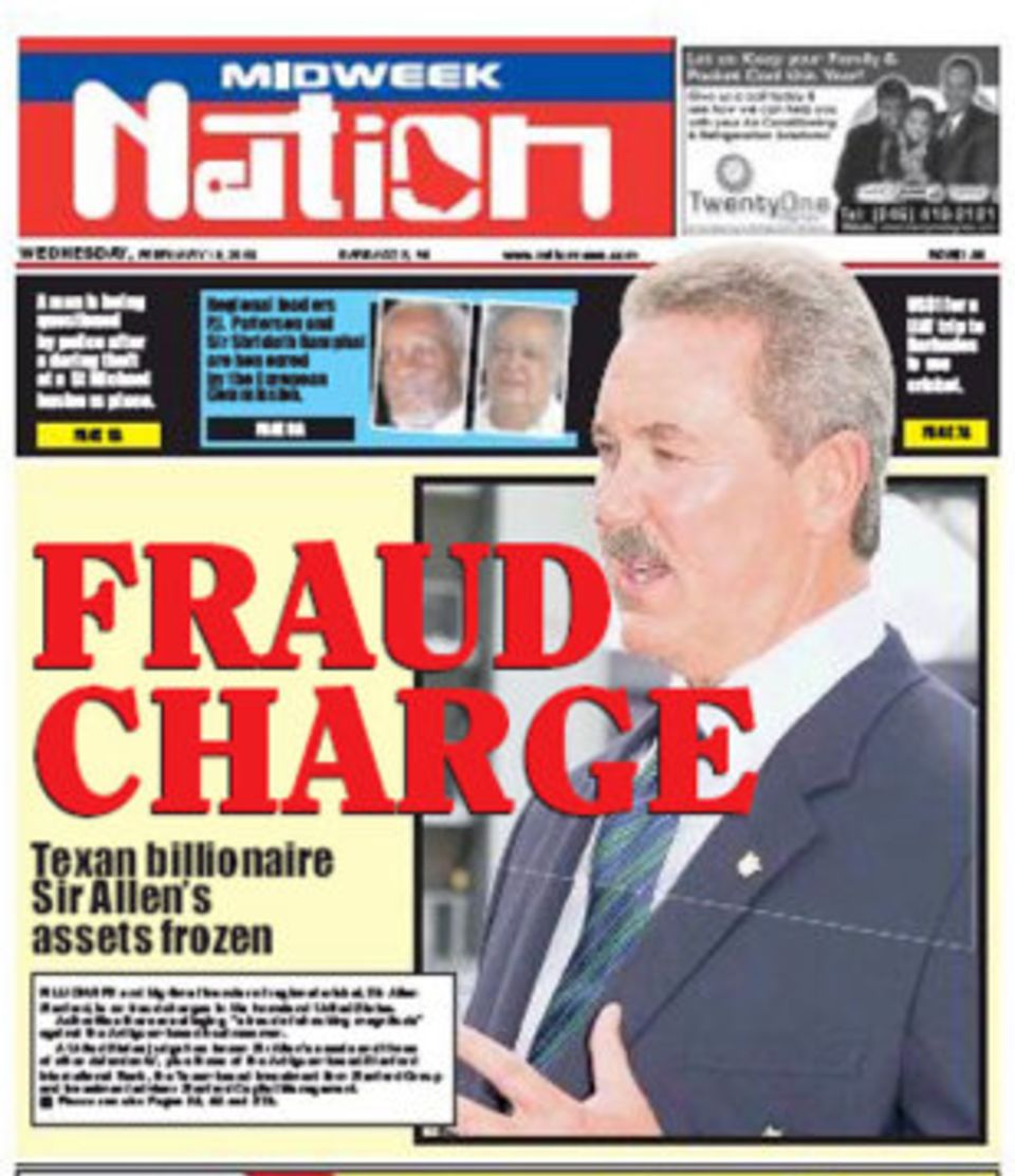 The moment, in February 2009, when Allen Stanford's fraud was exposed