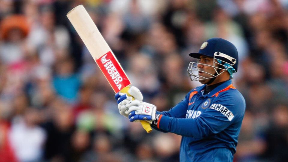 Sehwag once hit the first three balls of an international match for six