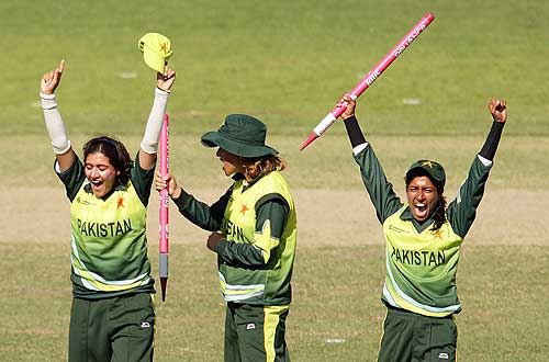 Naila Nazir, Qanita Jalil and Urooj Mumtaz celebrate
