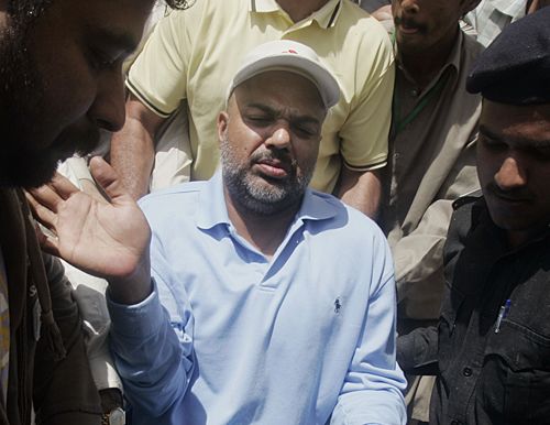 Ijaz Ahmed arrives in court