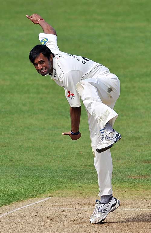 Vikram Banerjee collected two wickets