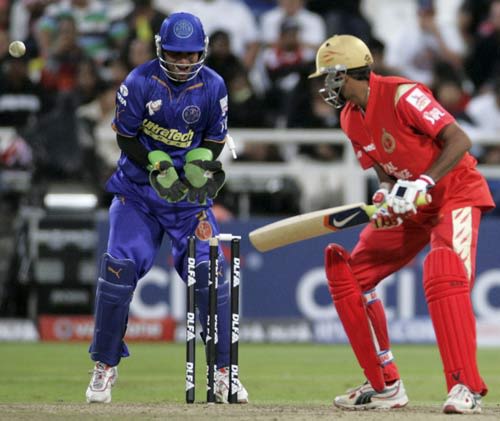 B Akhil is undone by Shane Warne's legspinner