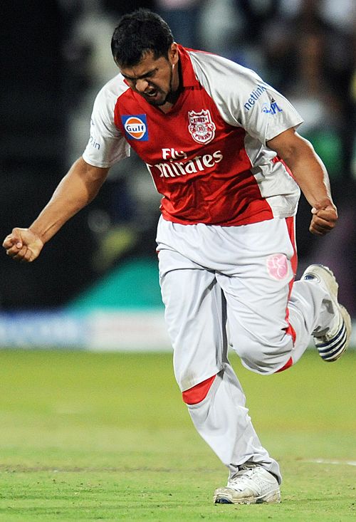 Yusuf Abdulla is delighted after removing Anil Kumble
