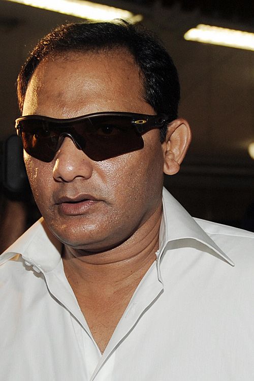 Mohammad Azharuddin attends a meeting of the Congress Parliamentary Party in New Delhi
