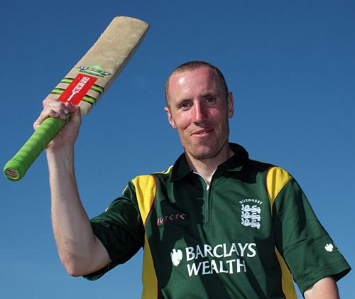 Jeremy Frith celebrates his hundred