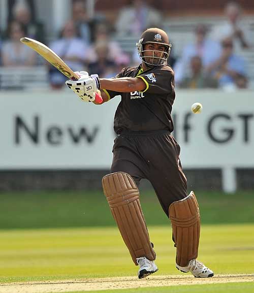 Usman Afzaal hit an unbeaten 98 at Lord's, Surrey's highest Twenty20 innings