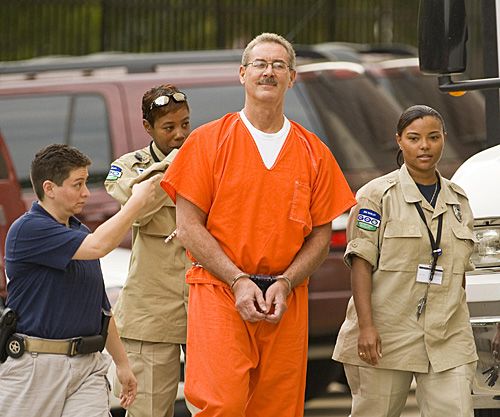 Allen Stanford arrives at court, in Houston, to face charges of fraud
