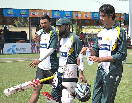 Danish Kaneria, Mohammad Yousuf and Abdur Rauf head for training