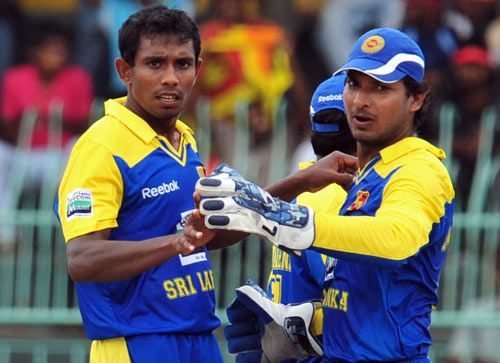 Thushara called in as cover for Muralitharan