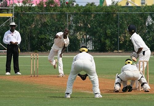 Akbar Baig bends his back