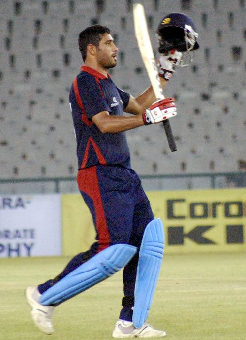 Chandan Madan's century made sure Air India Blue were rarely in trouble