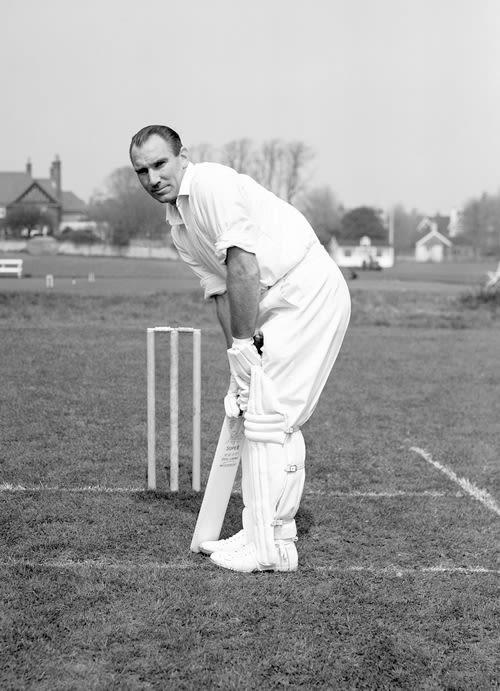 John Reid bats