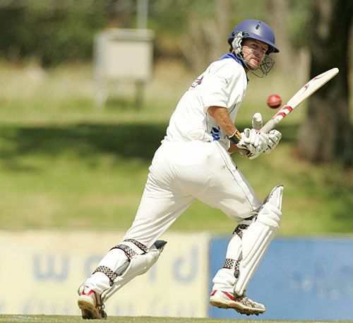 Andrew Puttick plays to leg