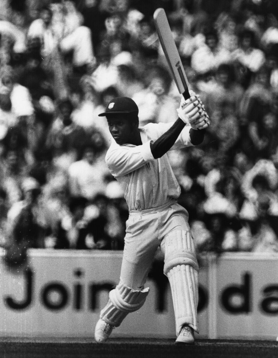 Lawrence Rowe bats