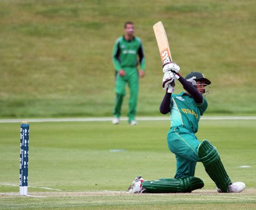 Dominic Hendricks hits out during his 47