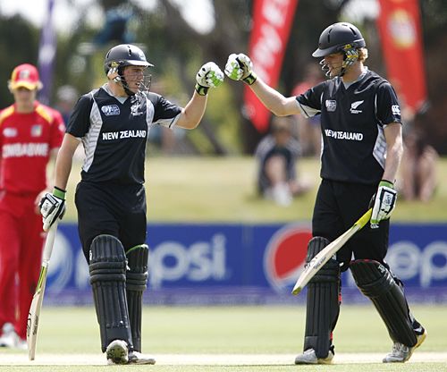 Tom Latham and Harry Boam added a century stand