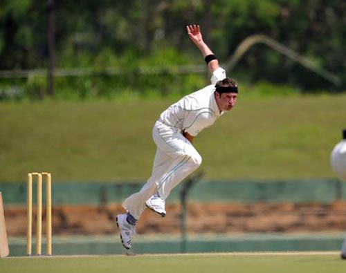 Peter Connell bowls