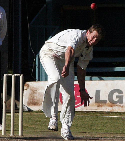 Fast bowler Dewald Nel finished with three wickets by the end of the third day