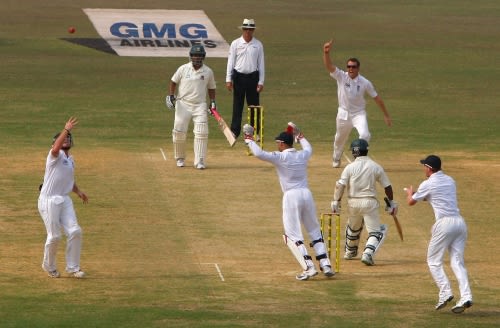Graeme Swann struck once again in his first over to have Aftab Ahmed caught by Ian Bell at short leg