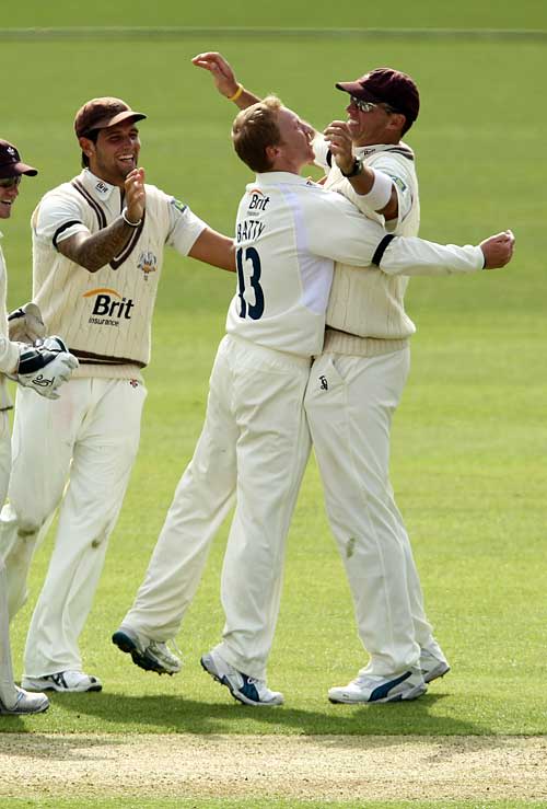 Gareth Batty and Andre Nel combined to remove Garry Park