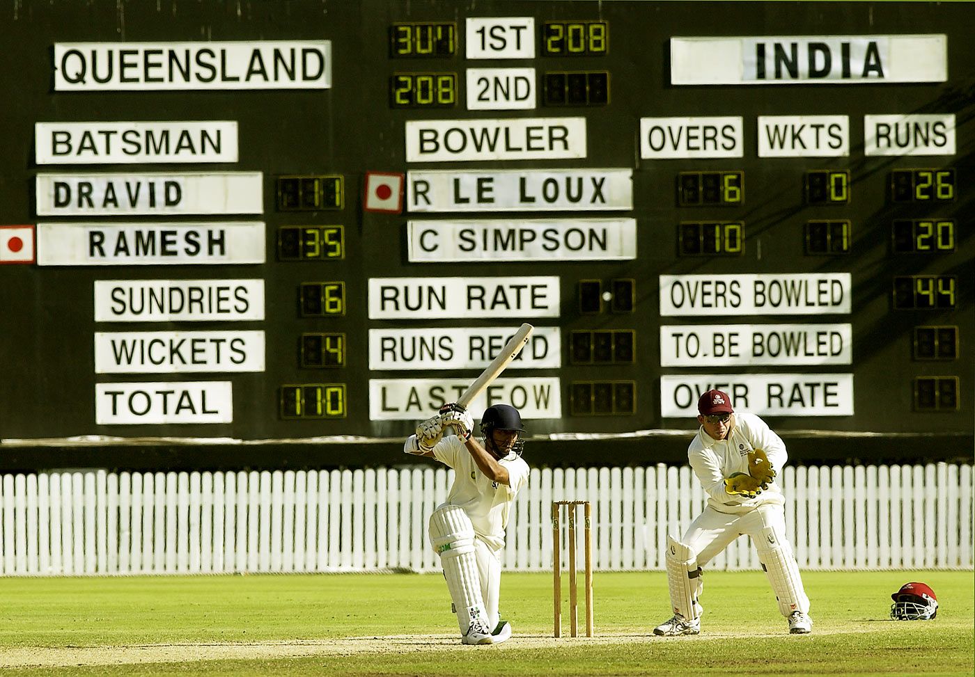S Ramesh drives through the covers