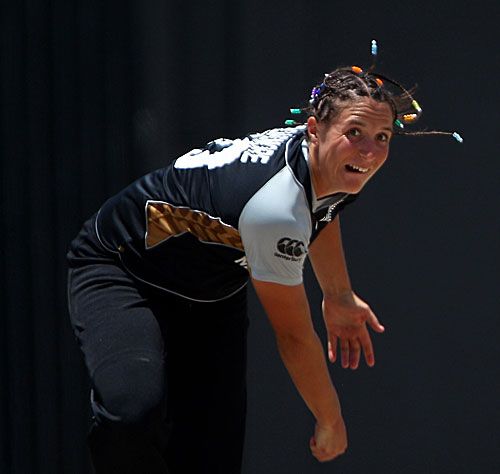 Kate Broadmore bowled an economical spell