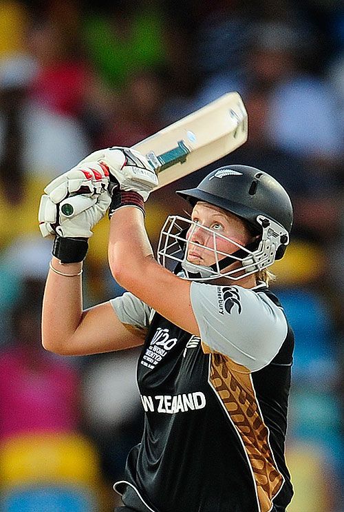 Aimee Watkins made 2 from five balls before being caught at midwicket