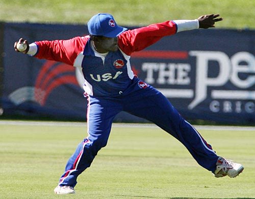 Adrian Gordon prepares to throw