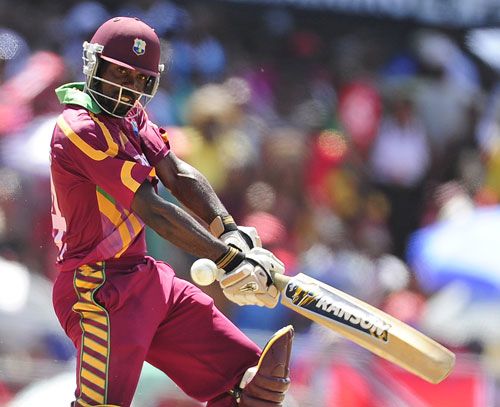 Dale Richards cuts during his half-century