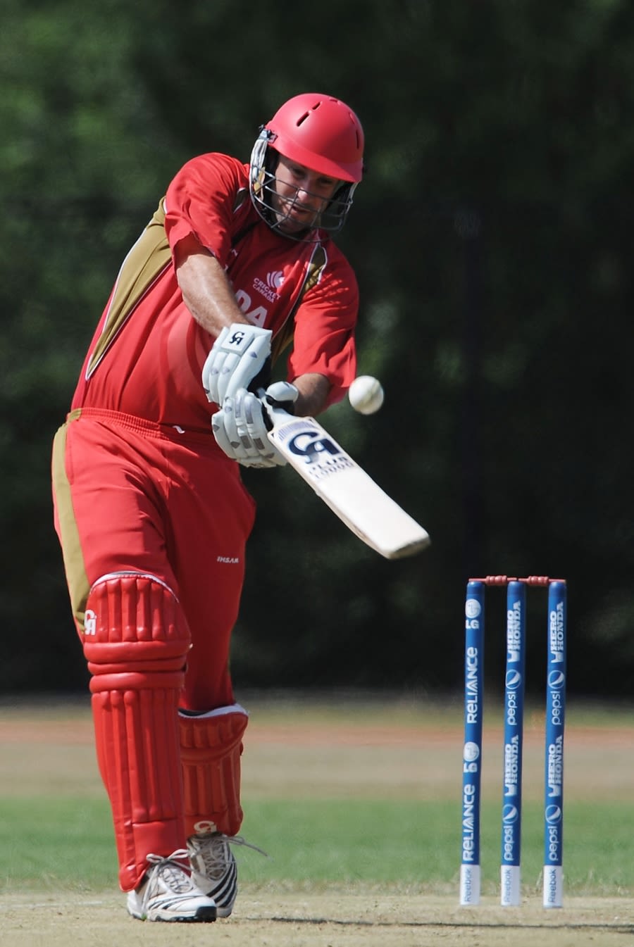 Geoff Barnett cracked a typically aggressive 34 against Netherlands