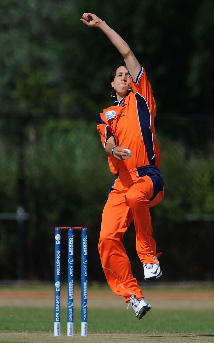 Mark Jonkman troubled Canada with three wickets