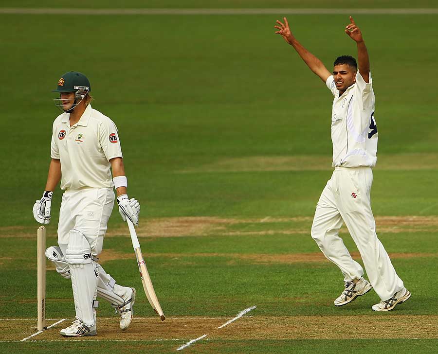 Atif Sheikh removed Shane Watson in his first over