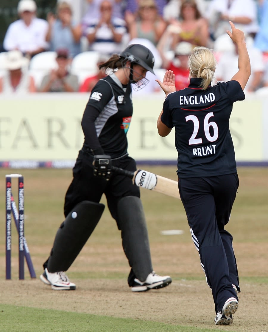 Maria Fahey was eventually prised out by Katherine Brunt
