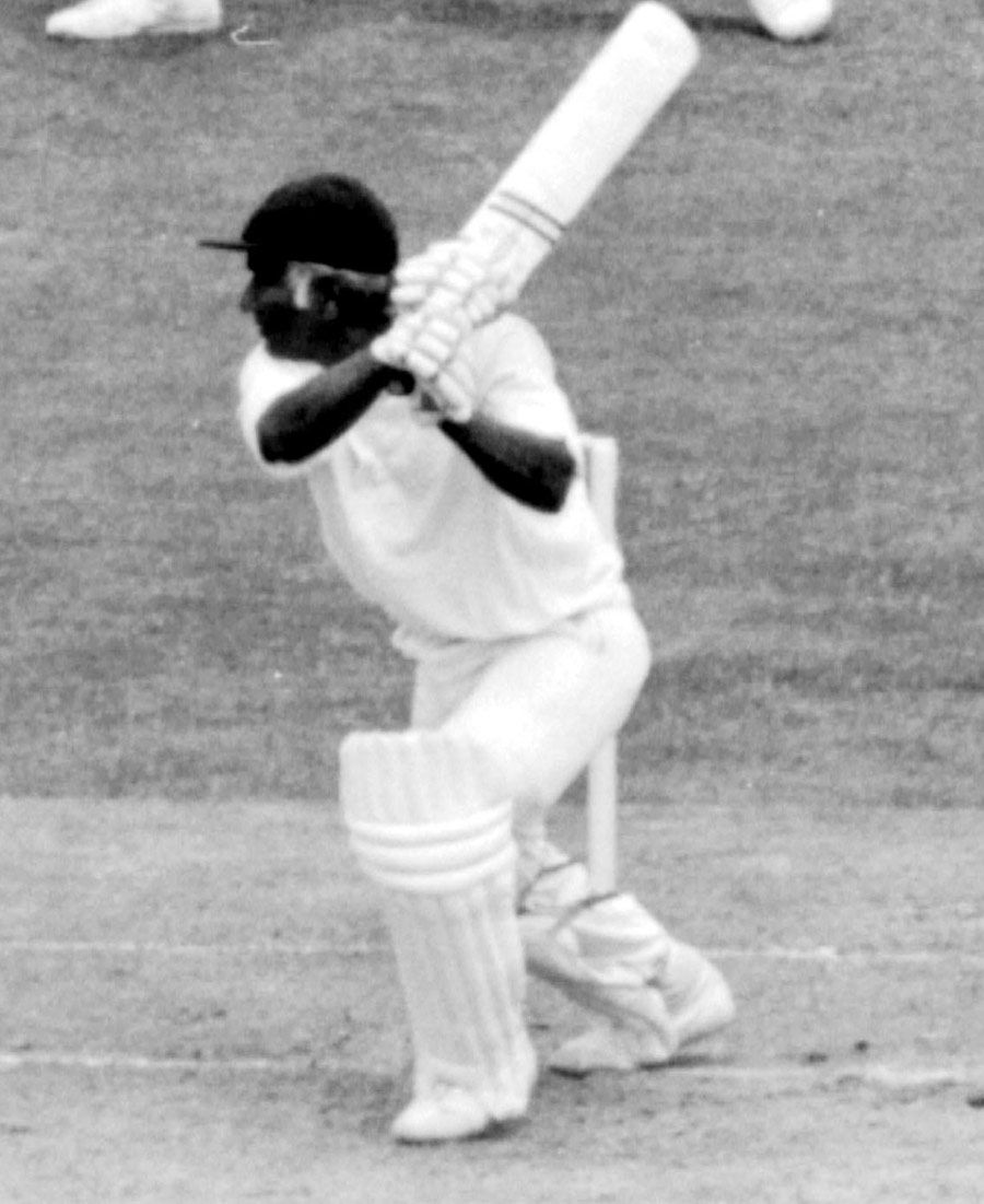 Rohan Kanhai reaches his fifty with a cut