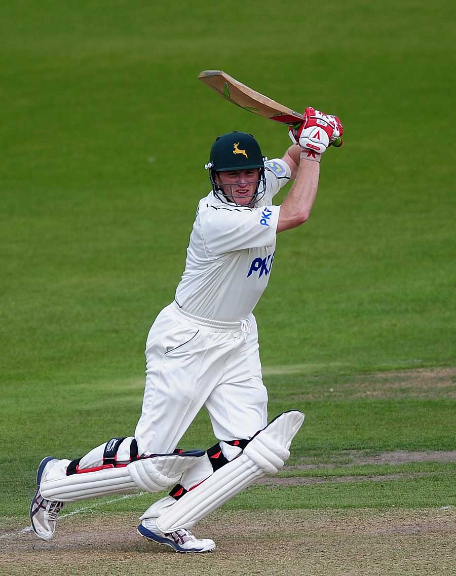 Ali Brown drives through the covers