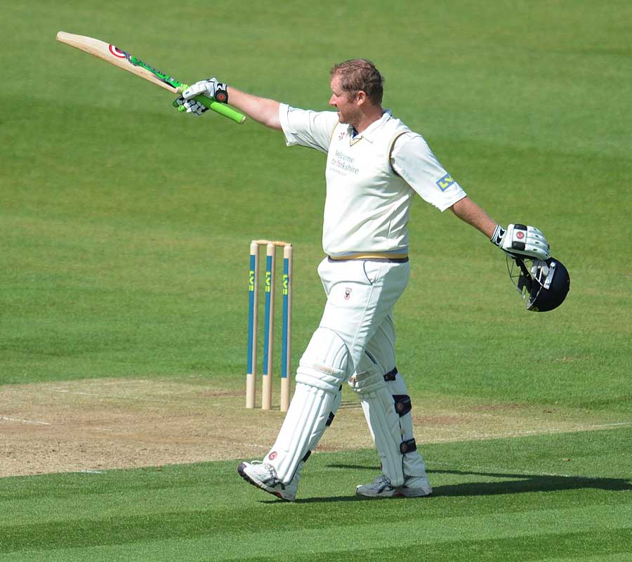 Anthony McGrath scored a brilliant hundred to give Yorkshire the lead against Durham