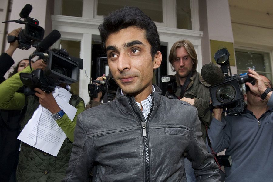 Yasir Hameed leaves the Pakistan High Commission in London
