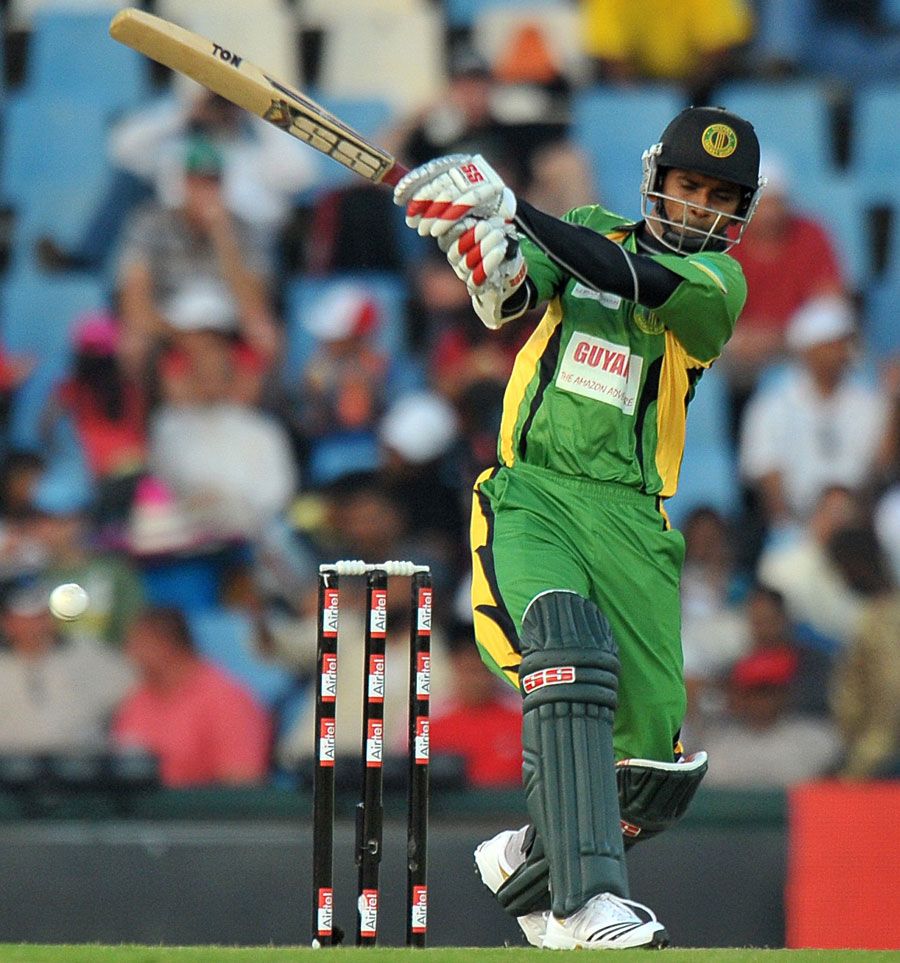 Sewnarine Chattergoon pulls one