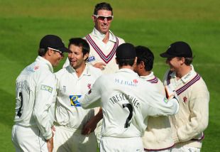 Somerset go top on productive day