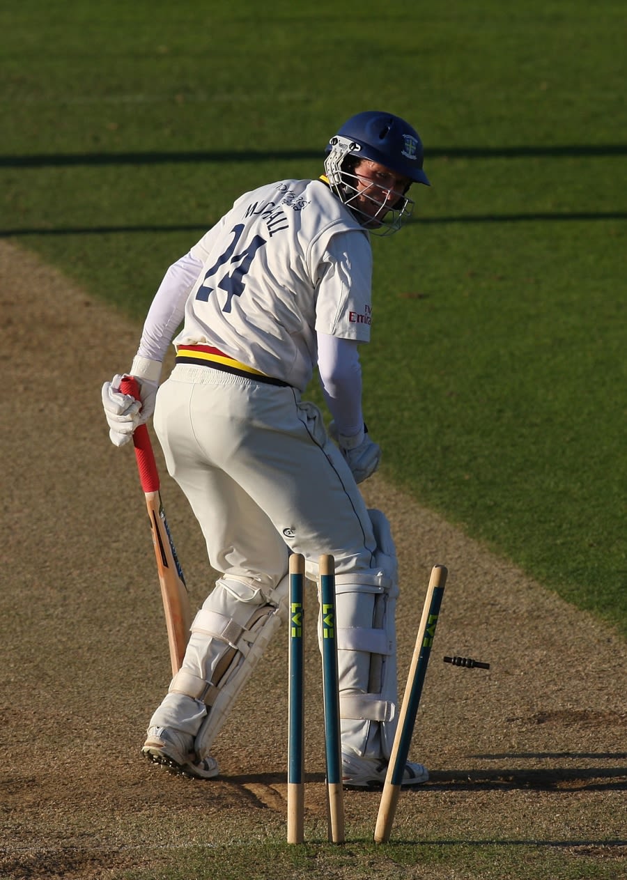 Peter Trego provided the vital breakthrough when he bowled Gordon Muchall