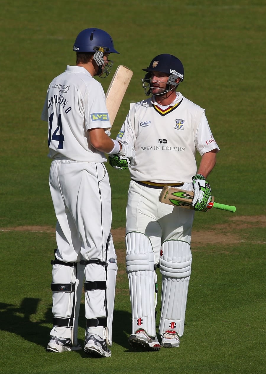 Michael Di Venuto and Ben Harmison put on 68 for the fourth wicket to frustrate Somerset